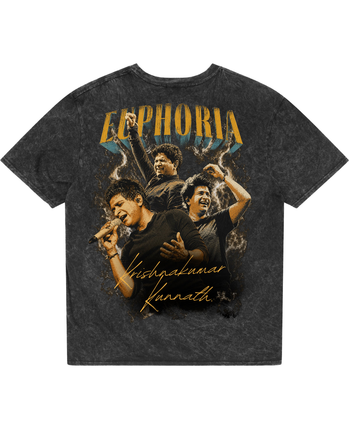 Acidwash Oversized T-shirt Back Design
