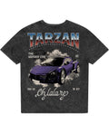 Acidwash Oversized T-shirt Back Design